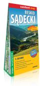 Beskid Sądecki laminowana mapa turystyczna 1:50 000. Autor: Opracowanie zbiorowe. Dadada.pl Okładka książki Beskid Sądecki laminowana mapa turystyczna 1:50 000
