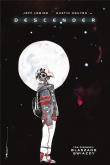 Descender T.1 Blaszane Gwiazdy. Autor: Lemire Jeff, Dustin Nguyen, Steve Wands. Dadada.pl Okładka książki Descender T.1 Blaszane Gwiazdy