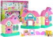 Opakowanie Domek z akcesoriami składany figurki świeci gra