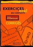 Okładka książki Exercices d'oral en... - intermediaire corriges