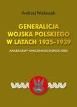 Okładka książki Generalicja Wojska Polskiego w latach 1935-1939