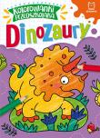 Kolorowanki przedszkolaka. Dinozaury. Autor: Opracowanie zbiorowe. Dadada.pl Okładka książki Kolorowanki przedszkolaka. Dinozaury