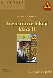 Okładka książki Ludzie i epoki. Scenariusze lekcji. Klasa II