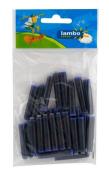 Opakowanie Naboje atramentowe niebieskie 30 sztuk LAMBO