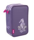 Opakowanie Piórnik 3 poz. z wyprawką Drops fioletowy MILAN