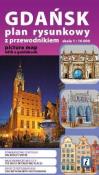 Okładka książki Plan kieszonkowy rys. - Gdańsk w.pol-ang 1:16 000