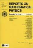 Opakowanie Reports on Mathematical Physics 83/1