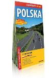 Comfort!map Polska 1:1 000 000 mapa w.2019. Autor: praca zbiorowa. Dadada.pl Okładka książki Comfort!map Polska 1:1 000 000 mapa w.2019