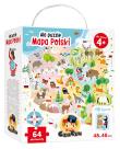 CzuCzu Ale puzzle mapa Polski 4+. Wydawca: Bright Junior Media. Dadada.pl Opakowanie CzuCzu Ale puzzle mapa Polski 4+