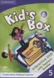 Kid's Box Level 5 Interactive DVD (PAL) with Teacher's Booklet. Autor: Nixon Caroline, Tomlinson Michael, Elliott Karen. Dadada.pl Okładka książki Kid's Box Level 5 Interactive DVD (PAL) with Teacher's Booklet