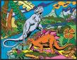 Opakowanie Kolorowanka Welwetowa 47x35 2 Dinozaury