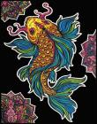 Opakowanie Kolorowanka Welwetowa 47x35 Karp Koi