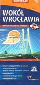 Mapa wodoodporna - Wokół Wrocławia 1:50 000. Autor:   Praca zbiorowa. Dadada.pl Okładka książki Mapa wodoodporna - Wokół Wrocławia 1:50 000