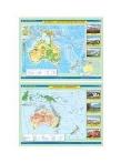 Opakowanie Mapa - Australia. Ukszt. powierzchni / Krajobrazy