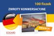 Niemiecki. Fiszki 100. Zwroty konwersacyjne. Autor: Chabros Eliza, Kędzierska Ewa. Dadada.pl Okładka książki Niemiecki. Fiszki 100. Zwroty konwersacyjne