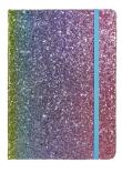 Opakowanie Notes A5/80K brokatowy tęczowy