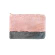 Opakowanie Piórnik pluszowy różowo - szary