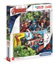 Opakowanie Puzzle Supercolor The Avengers 2x60