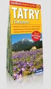 Comfort!map&guide XL Tatry i Zakopane 2w1 w.2019. Autor: praca zbiorowa. Dadada.pl Okładka książki Comfort!map&guide XL Tatry i Zakopane 2w1 w.2019