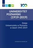 Opakowanie Dzieje Uniwersytetu w Poznaniu w latach 1945-2019