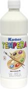 Opakowanie Farba tempera w butelce KARBON 550ml. Biały