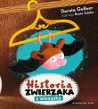 HISTORIA ZWIERZAKA Z WIESZAKA. Autor: Dorota Gellner, Beata Zdęba. Dadada.pl Okładka książki HISTORIA ZWIERZAKA Z WIESZAKA