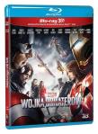 Okładka książki Kapitan Ameryka: Wojna bohaterów (2 Blu-ray) 3D