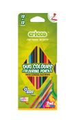 Opakowanie Kredki dwustronne Cricco 12/24 kolory