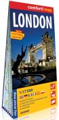 Okładka książki Londyn London laminowany plan miasta 1:17 500