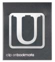 Opakowanie Metalowa zakładka - Litera U Clip-on