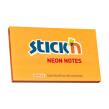 Opakowanie Notes samoprzylepny 127mmx76mm neon pomarańczowy