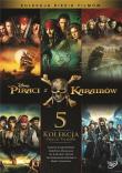 Pakiet - Piraci z Karaibów 1-5 DVD. Autor: Gore Verbinski, Marshall Robert, Joachim Ronning. Dadada.pl Okładka książki Pakiet - Piraci z Karaibów 1-5 DVD