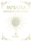 Okładka książki Pamiątka Pierwszej Komunii Świętej (opłatek)