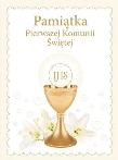 Okładka książki Pamiątka Pierwszej Komunii Świętej (złoty kielich)
