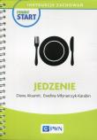 Pewny start Instrukcje zachowań Jedzenie. Autor: Diana Aksamit, Ewelina Młynarczyk-Karabin. Dadada.pl Okładka książki Pewny start Instrukcje zachowań Jedzenie