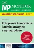 Okładka książki Potrącenia komornicze i administracyjne z wynagrodzeń