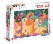 Opakowanie Puzzle 24 maxi Super kolor Jurassic friends