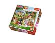 Opakowanie Puzzle 4w1 Leśne przygody Maszy TREFL