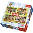 Opakowanie Puzzle 4w1 Toy Story 4 Ekipa zabawkowa