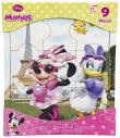 Opakowanie Puzzle drewniane Minnie 9 el.