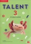 Talent 3 Student's Book. Autor: Kilbey Liz, Ward Ciaran, Ting Teresa. Dadada.pl Okładka książki Talent 3 Student's Book