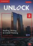 Unlock 2 Reading, Writing, & Critical Thinking Student's Book. Autor: ONeill Richard, Lewis Michele, Sowton Chris. Dadada.pl Okładka książki Unlock 2 Reading, Writing, & Critical Thinking Student's Book