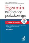 Okładka książki Egzamin na doradcę podatkowego. Pytania otwarte