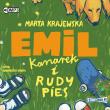 Emil, kanarek i rudy pies audiobook. Autor: Marta Krajewska. Dadada.pl Okładka książki Emil, kanarek i rudy pies audiobook