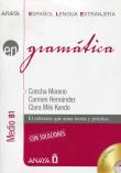 Gramatica Medio B1 con soluciones + CD. Wydawca: Hanayama. Dadada.pl Opakowanie Gramatica Medio B1 con soluciones + CD