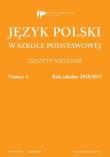 Okładka książki Język polski w szkole podstawowej nr 4 2018/2019