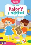 KOLORY Z NAKLEJKAMI UCZĘ SIĘ I BAWIĘ. Autor: Magda Malicka. Dadada.pl Okładka książki KOLORY Z NAKLEJKAMI UCZĘ SIĘ I BAWIĘ