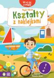 KSZTAŁTY Z NAKLEJKAMI UCZĘ SIĘ I BAWIĘ. Autor: Magda Malicka. Dadada.pl Okładka książki KSZTAŁTY Z NAKLEJKAMI UCZĘ SIĘ I BAWIĘ