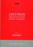 Okładka książki Leksykon aksjologiczny. Słowian i ich sąsiadów T.4