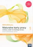 MATeMAtyka LO 1 ZPR Maturalne Karty Pracy NE. Autor: Dorota Ponczek. Dadada.pl Okładka książki MATeMAtyka LO 1 ZPR Maturalne Karty Pracy NE